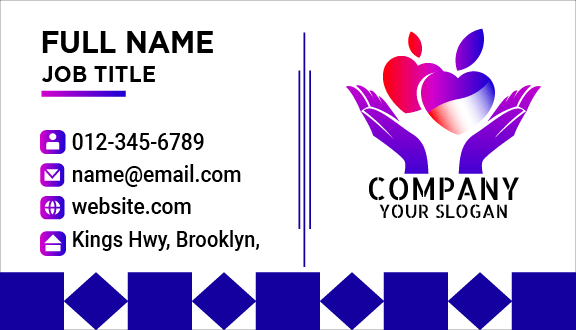 Fruit Heart Love Business Card