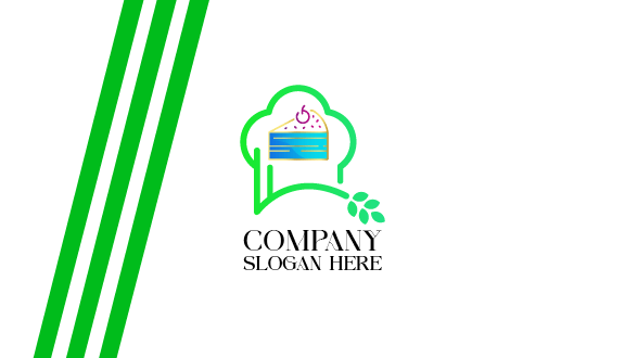 Fruchtige Kuchen Visitenkarte