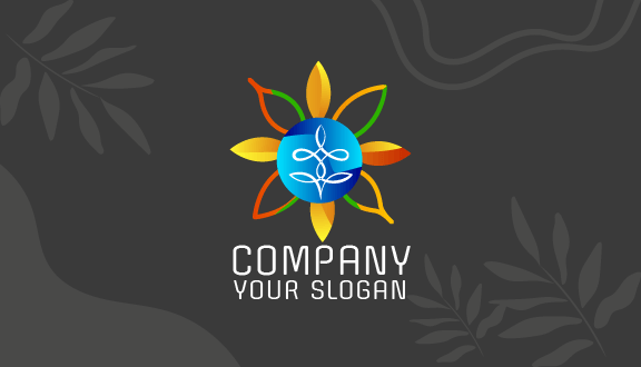 Tarjeta De Presentación Estética Con Flores En Plena Floración