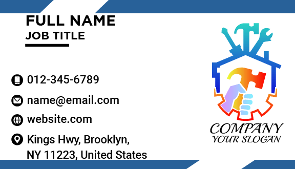 Fully Equipped Handyman Business Card