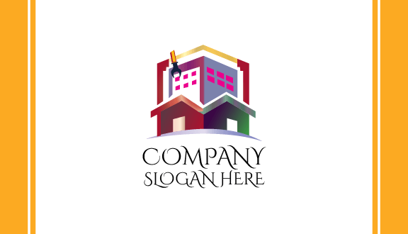 Tarjeta De Presentación De Construcción De Mobiliario