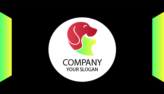 Furry Duo Pet Business Card