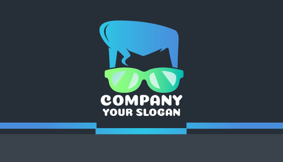 Kartu Nama Kacamata Zona Permainan