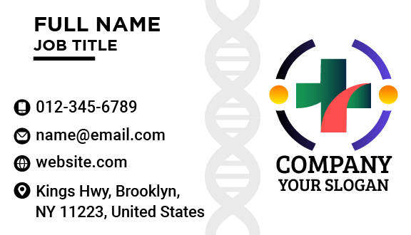 Genetic Study Doctor Business Card