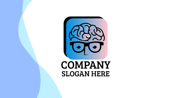 Kartu Nama Kacamata Genius