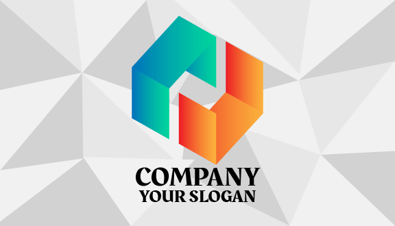 Geometric Abstract Shapes Business Card