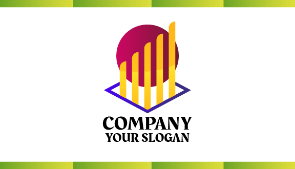 Tarjeta De Presentación Geométrica Para Contador