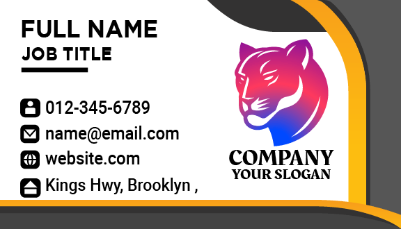 Gleaming Tiger Business Card