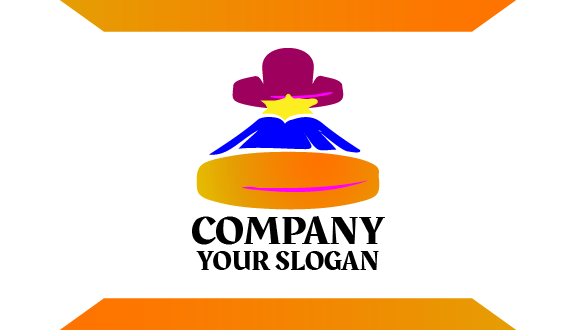 Tarjeta De Visita Con Una Brillante Estrella Del Hockey