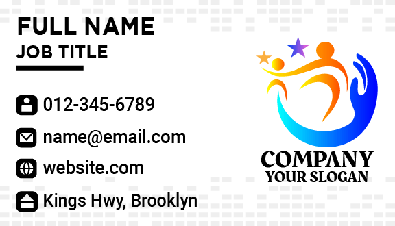 Glimmering Non Profit Business Card