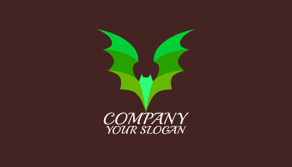 Cartão De Visita Pássaro Verde Brilhante