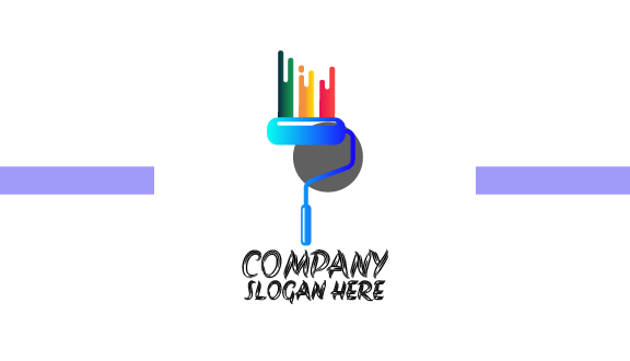 Glossy Watercolor Painter Business Card