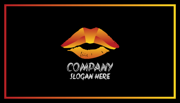 Tarjeta De Presentación De Cosméticos Dorados