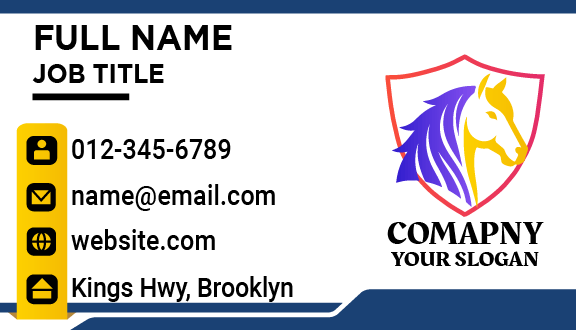 Golden Horse Business Card