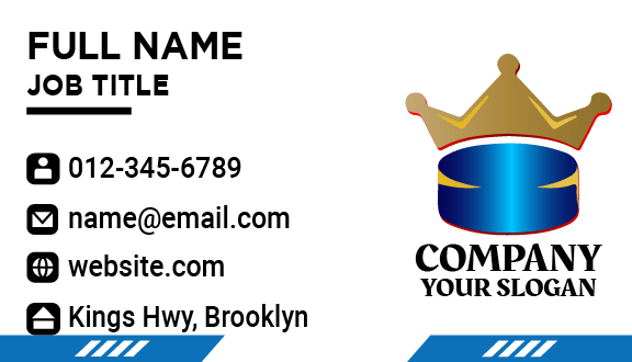 Golden Nobility Hockey Business Card