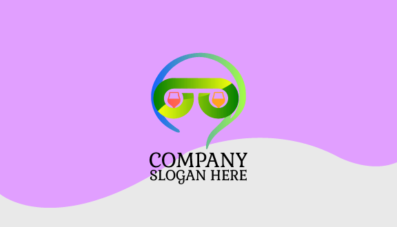 Kartu Nama Kacamata Anggun