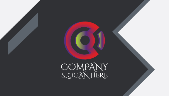 Tarjeta De Presentación De La Empresa Gradient