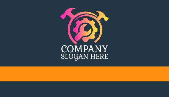 Tarjeta De Presentación De Manitas Con Degradado