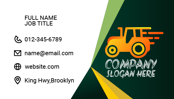 Gradient Tractor Business Card