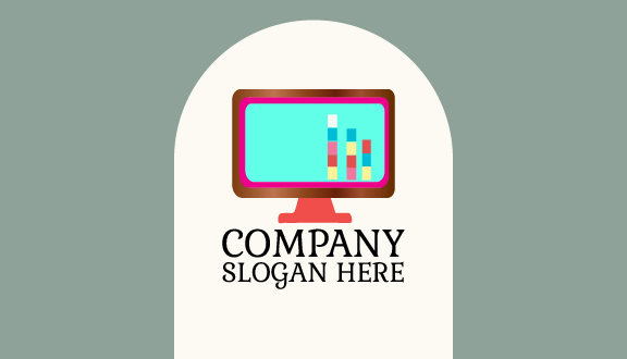 Tarjeta De Presentación De Contador Con Resumen Gráfico