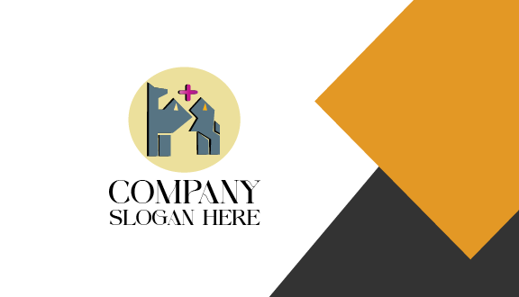 Biglietto Da Visita Medico In Tonalità Grigia