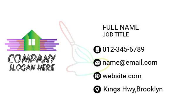 Green House Painter Business Card