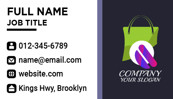 Green Retail Business Card