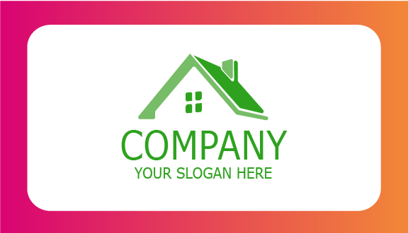 Grüne Dach Immobilien Visitenkarte