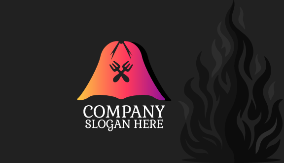 Cadılar Bayramı Temalı Restoran Kartviziti