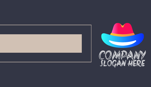 Carte De Visite Avec Chapeau De Mascotte Heureuse