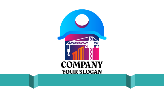 Carte De Visite De Construction De Hard Cap