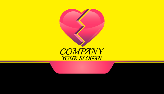 Kartu Nama Kencan Healing Hearts