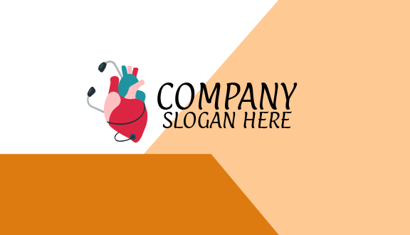 Tarjeta De Presentación Farmacéutica Para El Cuidado Del Corazón