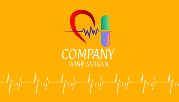 Biglietto Da Visita Del Dottore Del Cuore