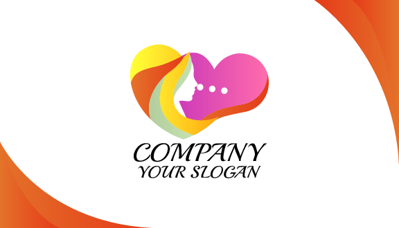 Kartu Nama Kencan Dengan Pesan Hati