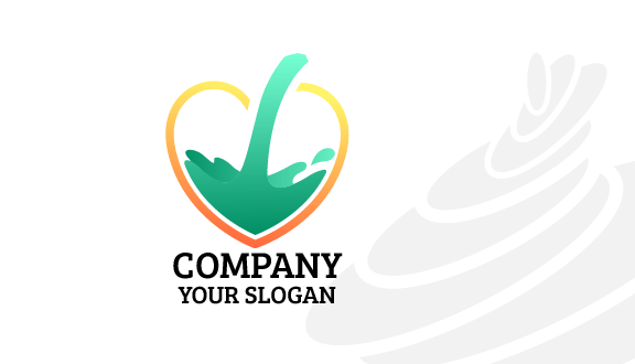 Tarjeta De Presentación De Productos Lácteos Con Leche De Corazón