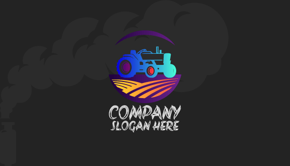 Tarjeta De Presentación De Tractor Pesado