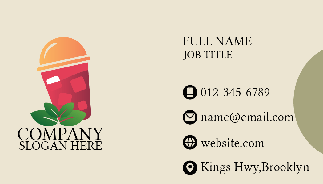 Herbal Tea Brew Business Card