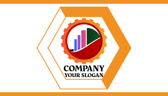 Carte De Visite De Construction Hexagonale