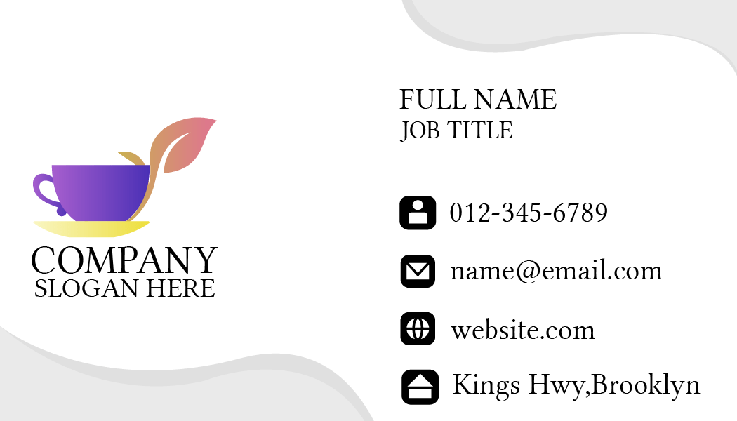 Highly Nutritious Tea Business Card