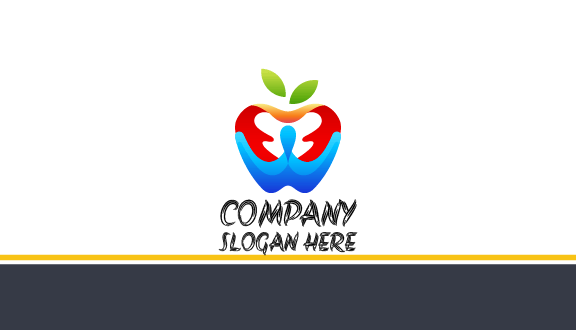 Cartão De Visita Maçã Oca