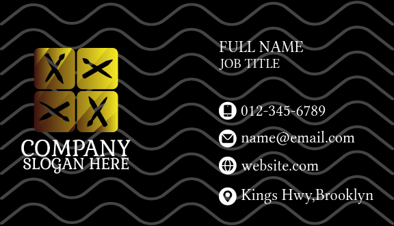 Hollow Cross Artist Business Card