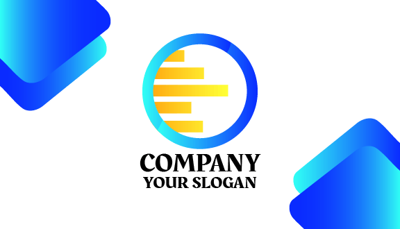 Tarjeta De Presentación De Contador De Líneas Horizontales