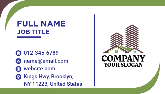 Housing Production Real Estate Business Card