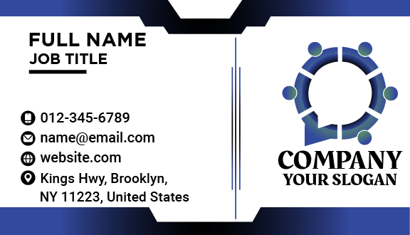 Human Resource Company Business Card