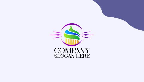 Eisgekühlte Kuchen Visitenkarte