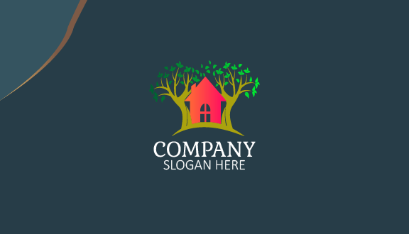 Imposing Home Tree Business Card