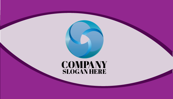 Intermingled Spherical Art Business Card