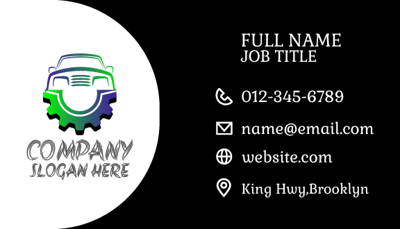 Internal Auto Detailing Business Card