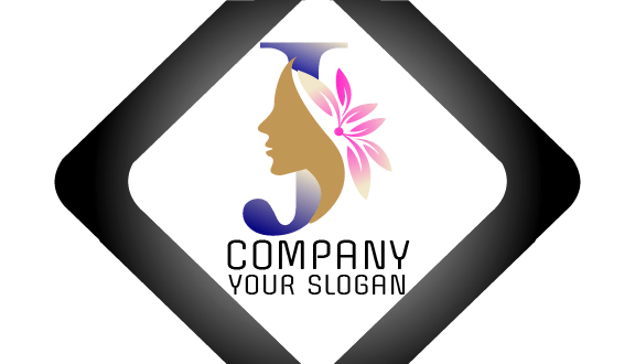 Tarjeta De Presentación Estética Femenina Con Letra J